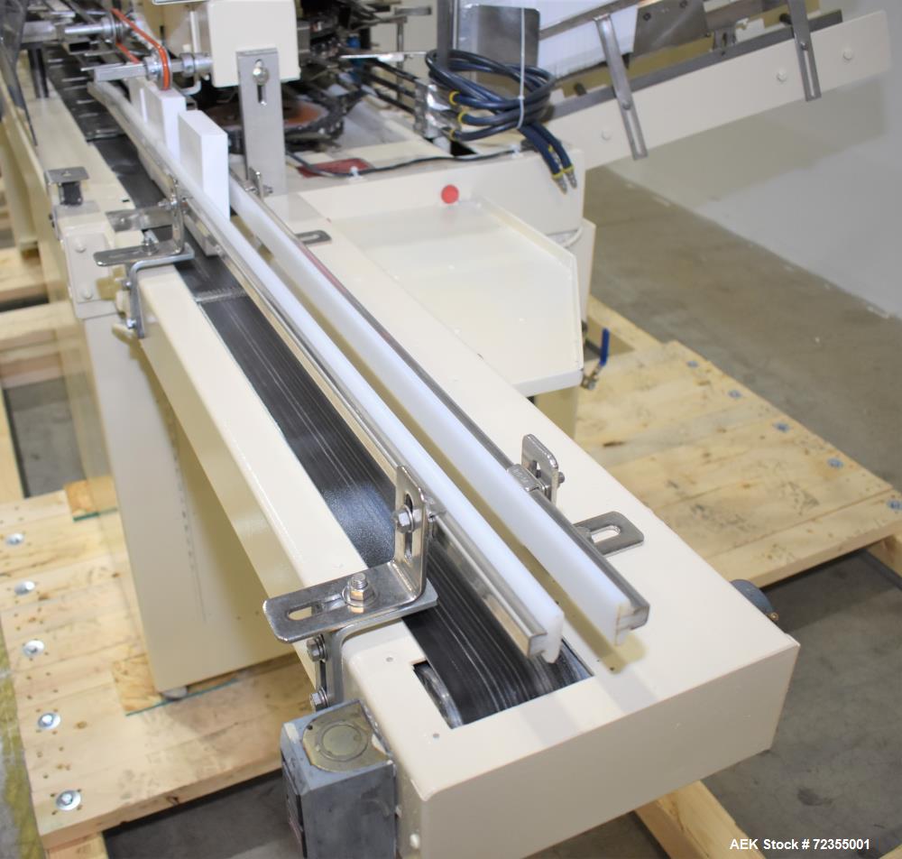 Used Bivans Model 74G Vertuck Semi-Automatic Vertical Cartoner.